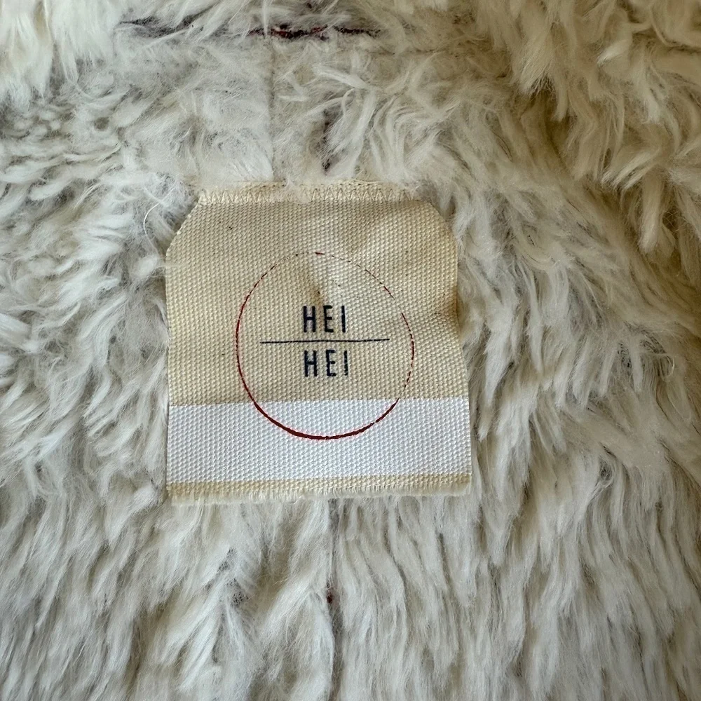Hei Hei Jacquard Tapestry Faux Fur Lined Vest: see notes on size